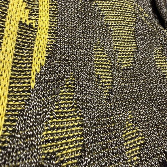 Vintage Creola Knit Polo 1980s Made in Italy Cotton Viscose Short Sleeve Large - Picture 5 of 8